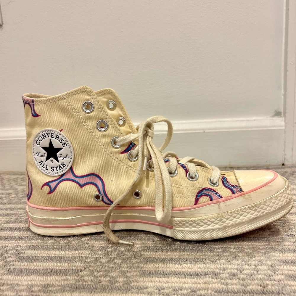 Golf le Fleur X Converse 70s high flame pastel sneakers